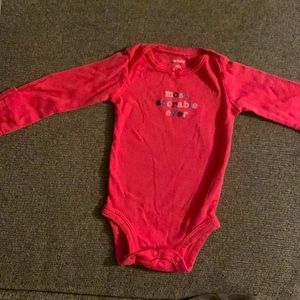 Carters newborn onesie